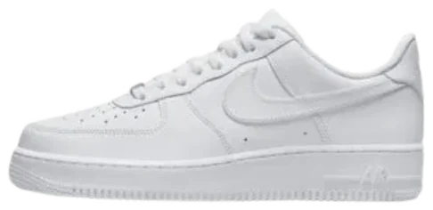 Air Force 1 '07 Triple White, vista lateral